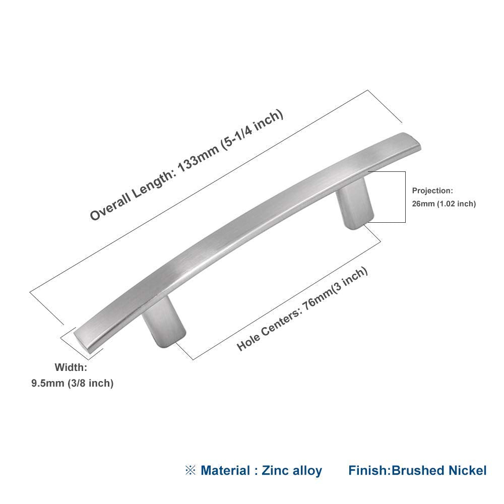 Schrankgriffe Schrankgriffe Gebürstetes Nicke-2