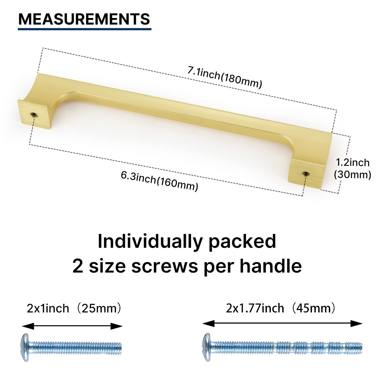 Moderne Küchengriffe Schrankgriffe Gold Schubladengriff