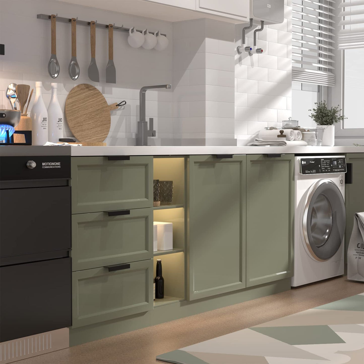 Schwarze Küchengriffe Moderne Schrankgriffe Schubladengriffe