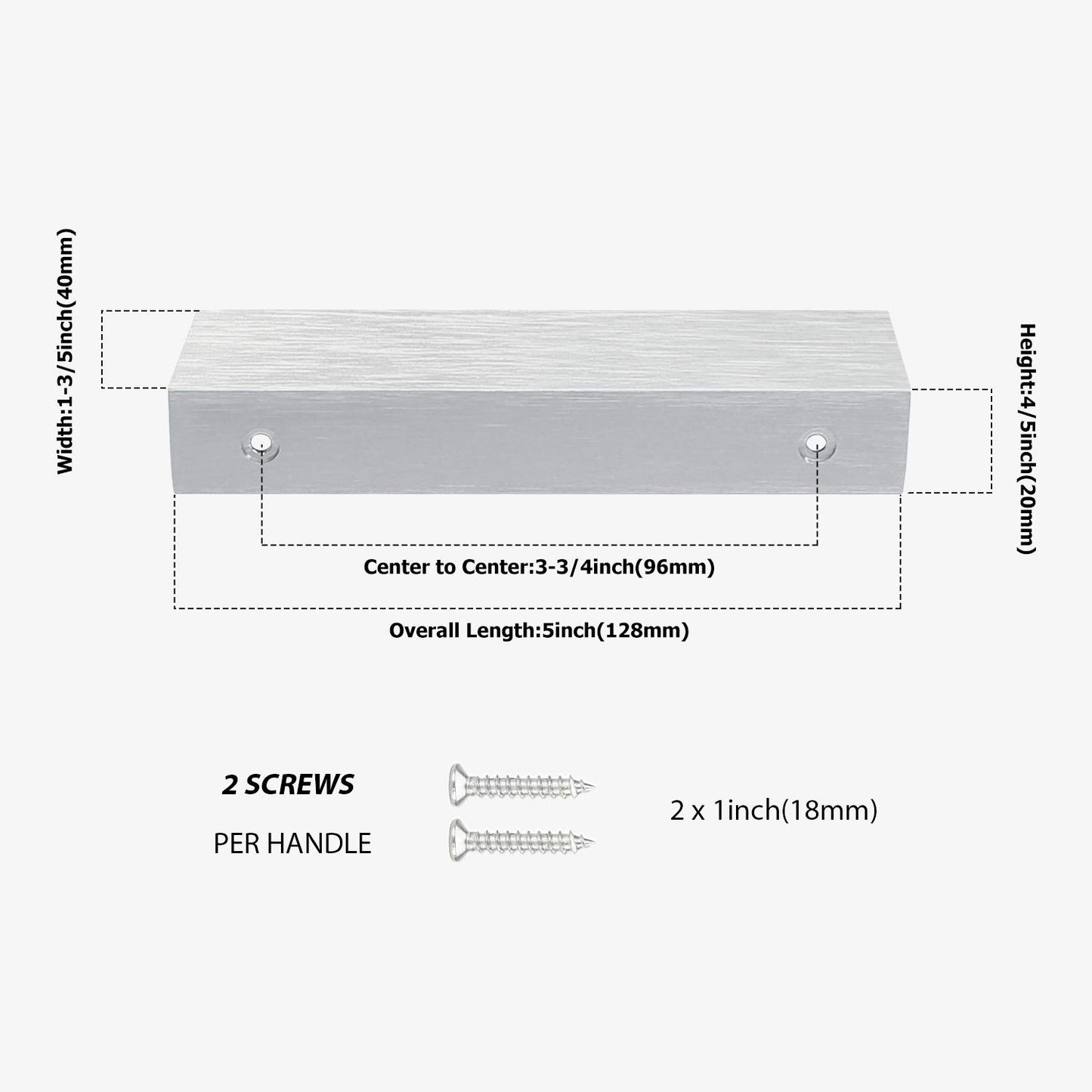 Schrankgriffe aus gebürstetem Nickel - Goldenwarmde
