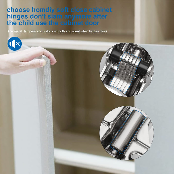 1 Stück Schrankscharniere mit kurzem Arm für 1/2-Zoll-Auflageschrankscharniere