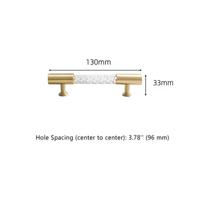 Transparente Acryl-Schrankgriffe mit T-Stange, Schubladen- und Kommodengriffe