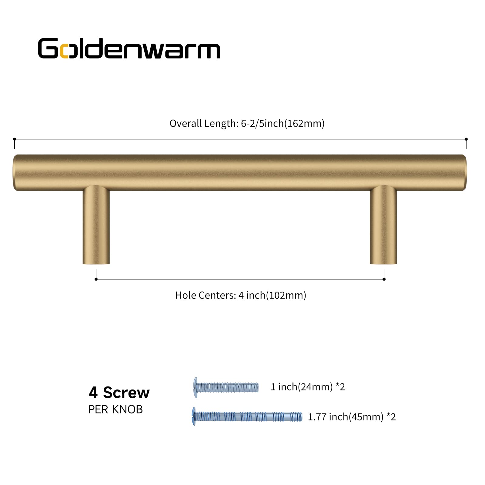 Gold Schrankgriffe aus Champagnerbronze-4