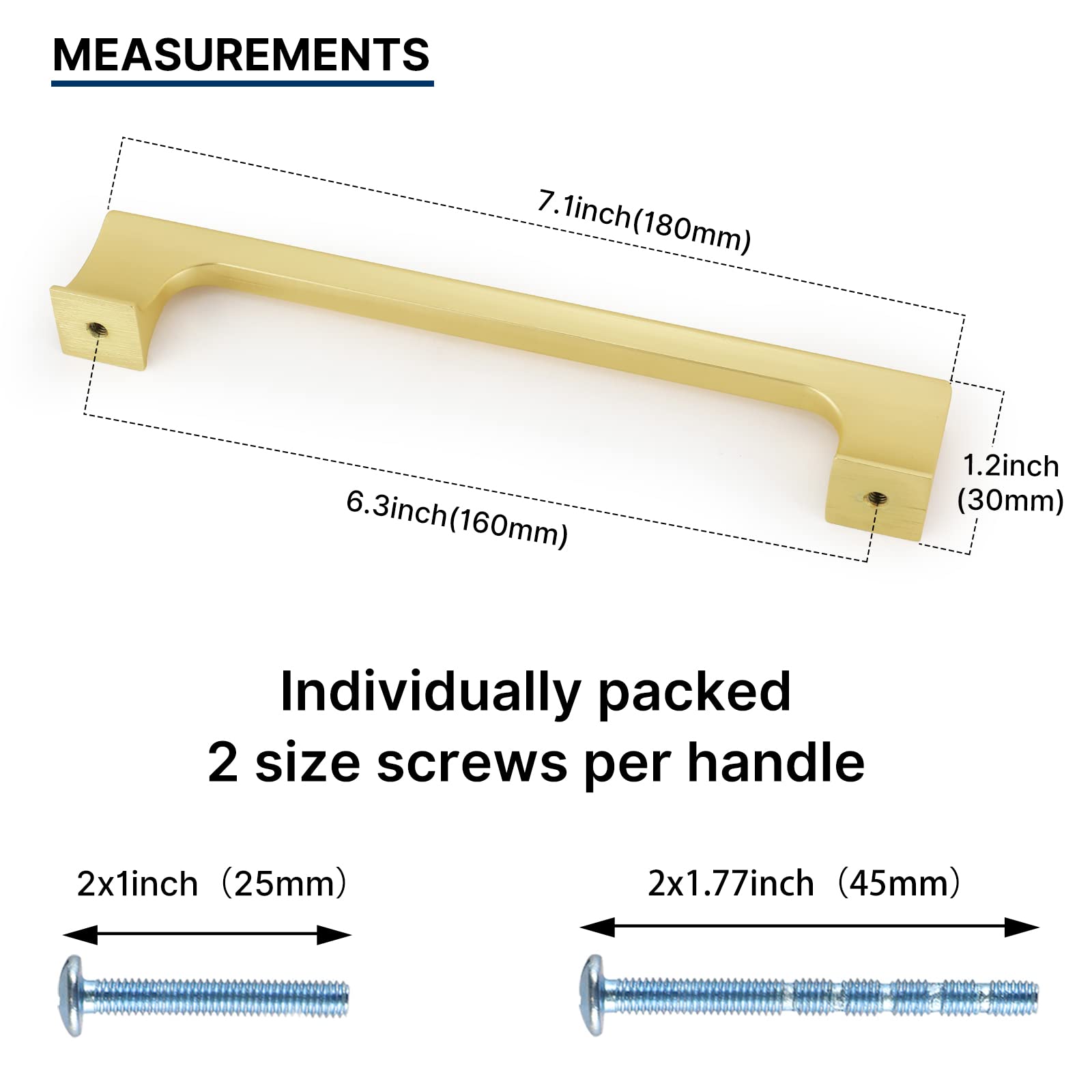 Moderne Küchengriffe Schrankgriffe Gold Schubladengriff