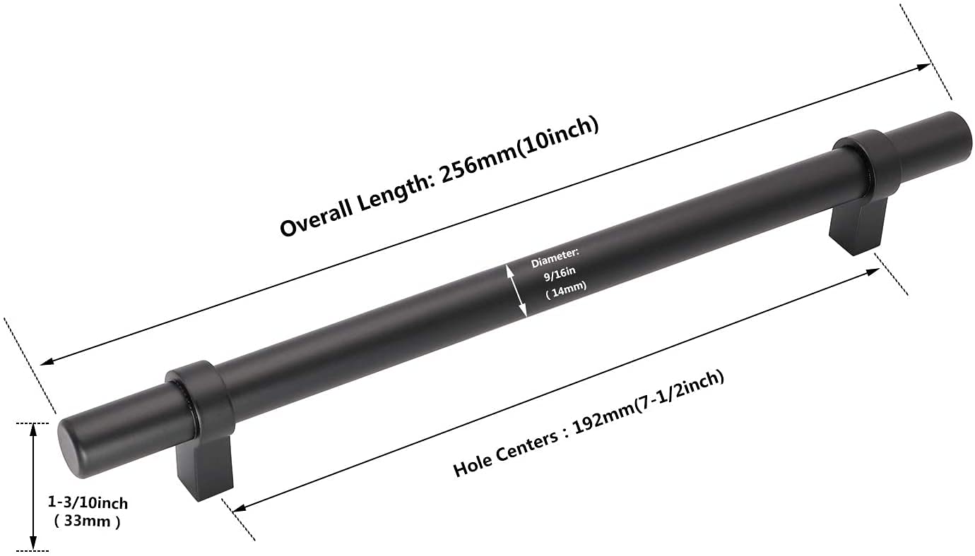 Schrankgriffe Schwarz Moderne Schwarze Küchengriffe