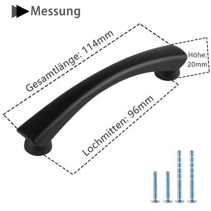 Schwarze M?belgriffe Schranktürgriffe für Küchenschr?nke - GoldenwarmDE
