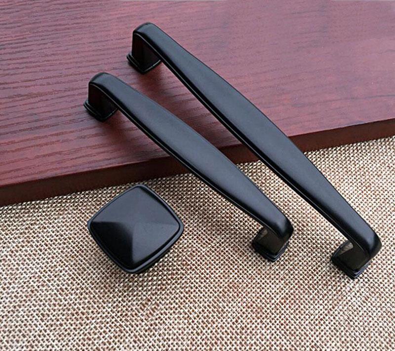 Schwarze Schrankgriffe Schwarze Schubladengriffe Vintage Schrankgriffe für Kommodenschubladen - Goldenwarmde